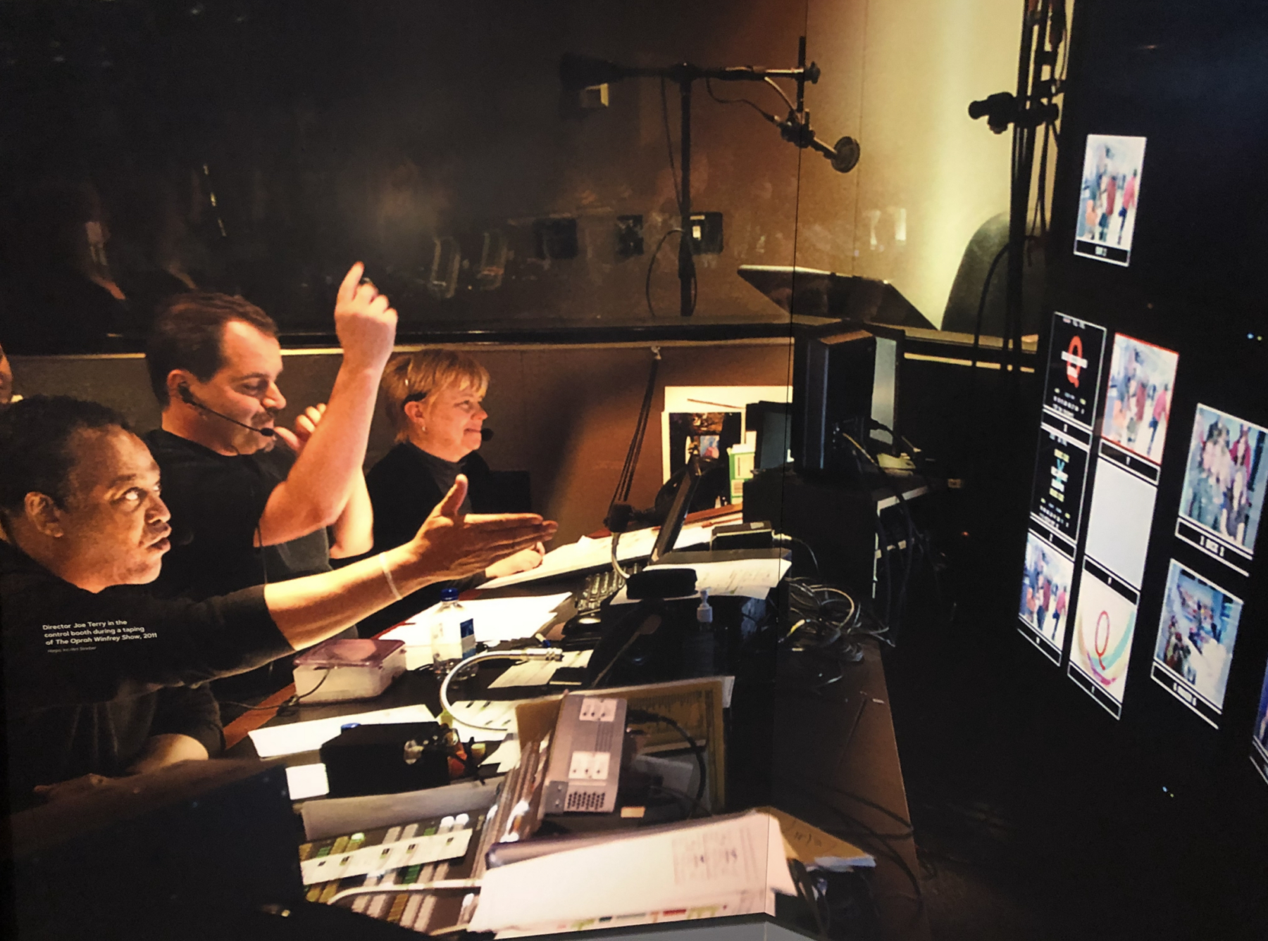 Joe in The Oprah Winfrey Show Control Room
