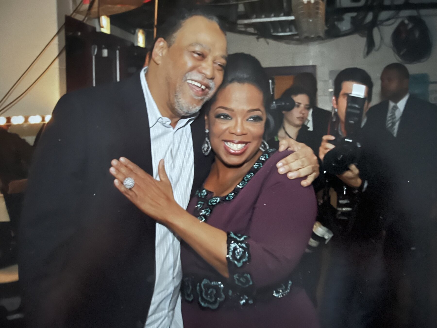 Joe Terry with Oprah Winfrey